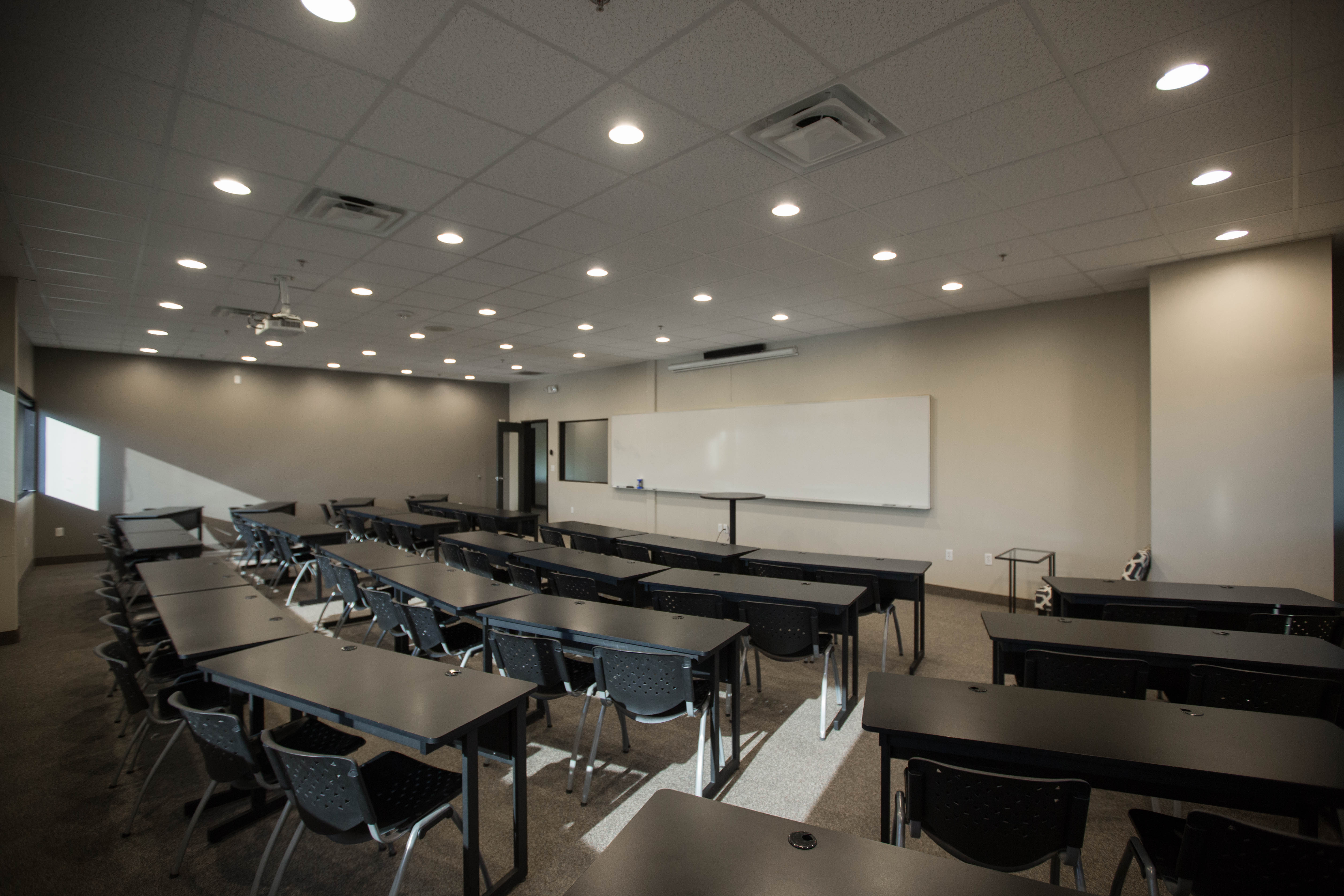 High school classroom